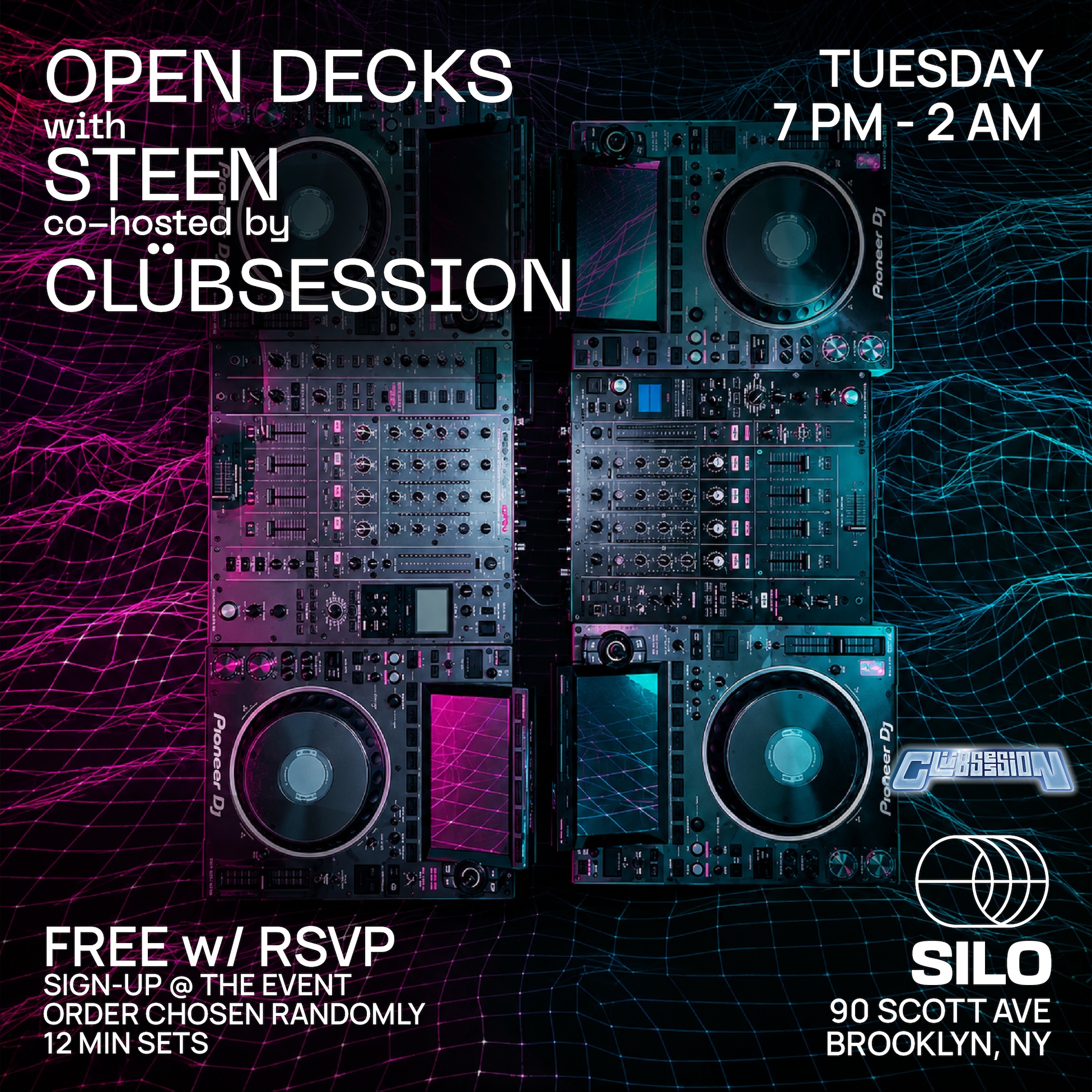 Open Decks with STEEN & Clübsession