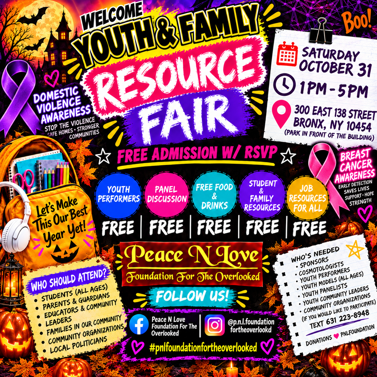 Hallooween Youth & Family Resource Fair