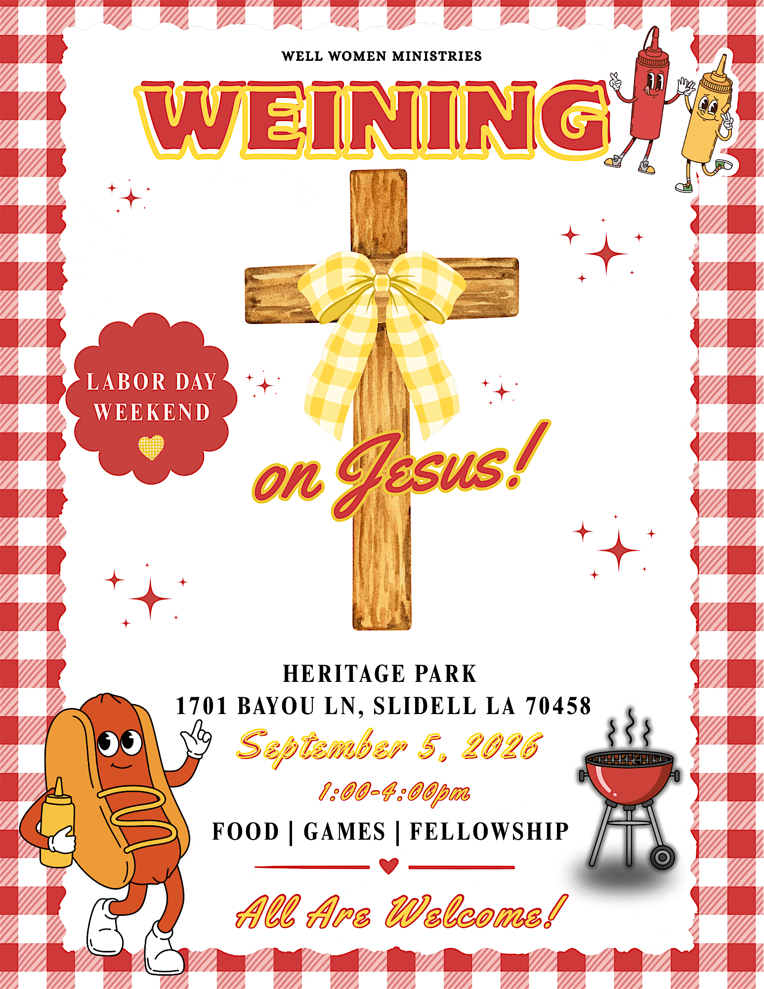 Weining on Jesus