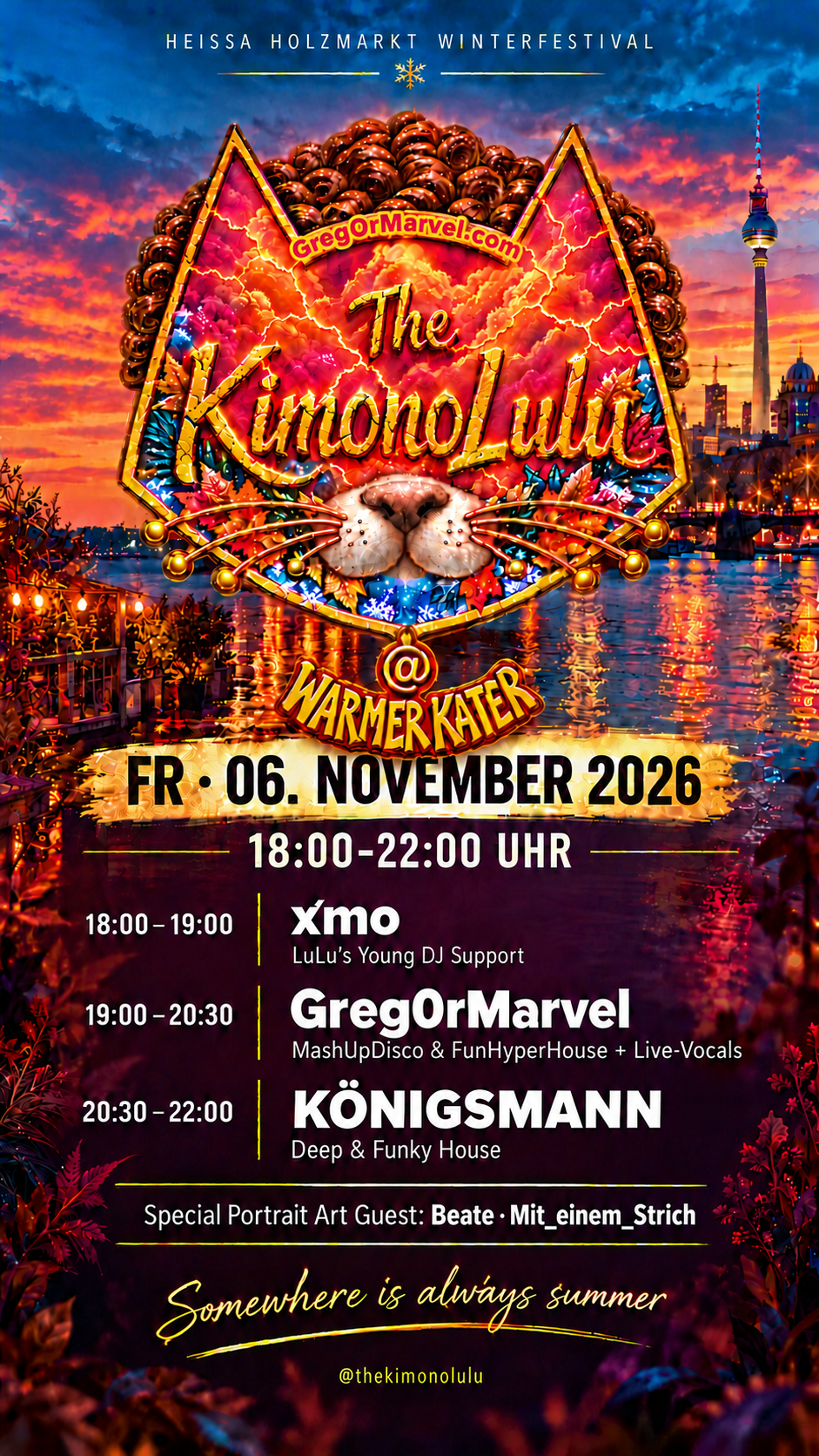 KimonoLuLu - WeekendOpener at WARMER Kater