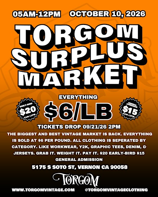 SURPLUS MARKET OCTOBER 2026
