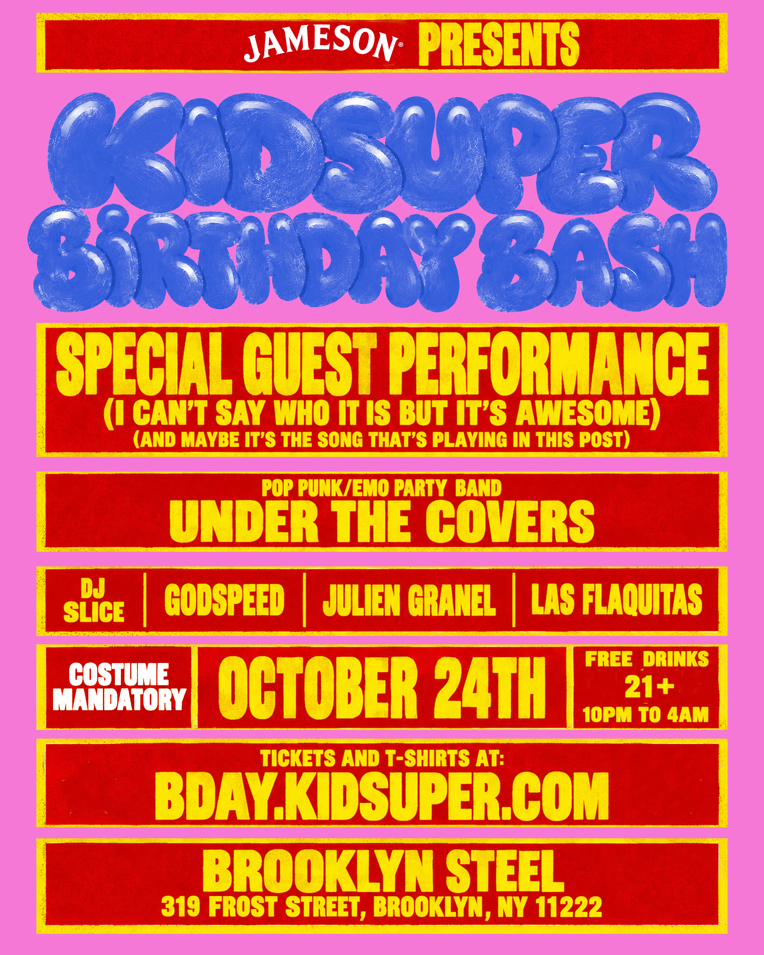 KidSuper Halloween Birthday Bash