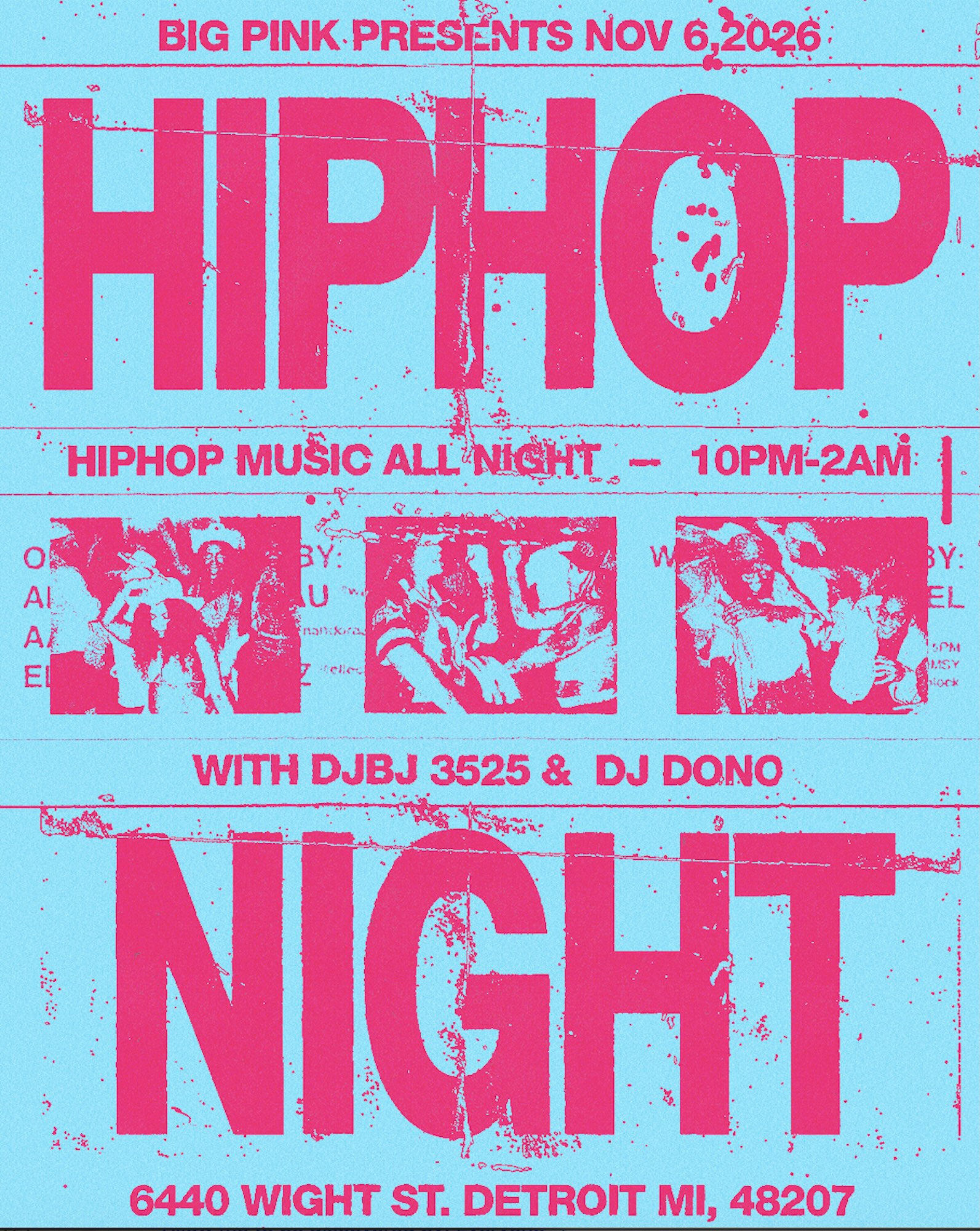 HIPHOP NIGHT: DJBJ 3525 & DJ DONO (OPEN FORMAT CLUB HITS)