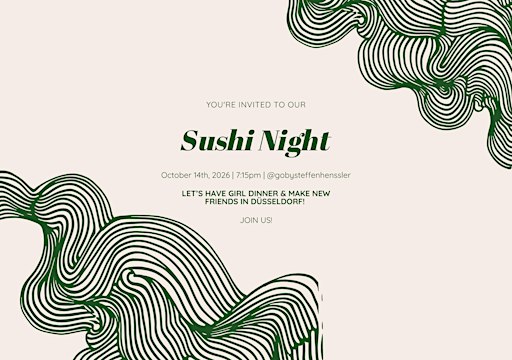 Girls Sushi Night