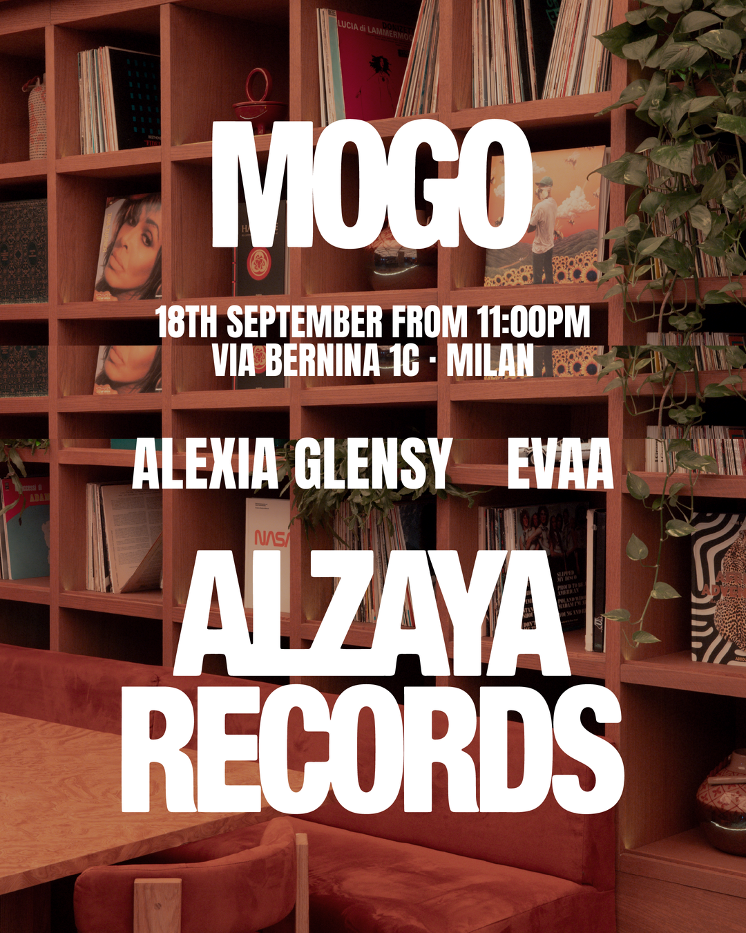 Alzaya Records with Alexia Glensy, Evaa at MOGO