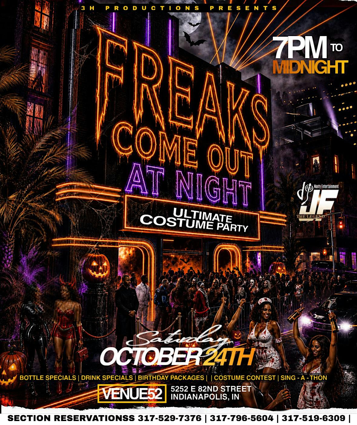 Freaks Come Out At Night - Costume Bash 2026