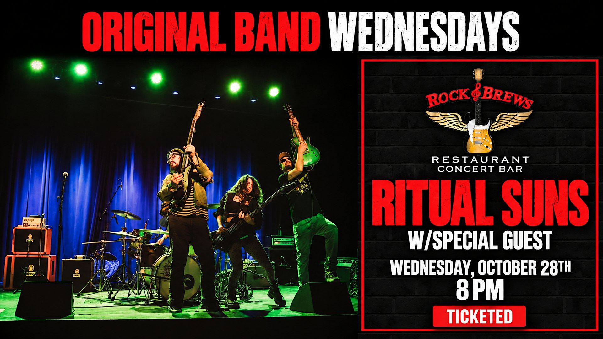 RITUAL SUNS @ ROCK & BREWS ROYAL OAK - ORIGINAL BAND WEDNESDAYS