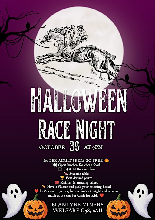 Halloween Race Night