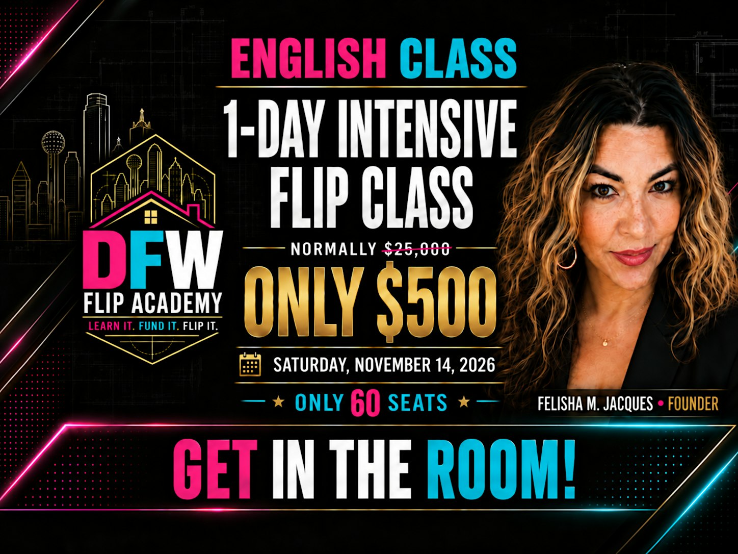 DFW Flip Academy: 1-Day Flip Class + Networking