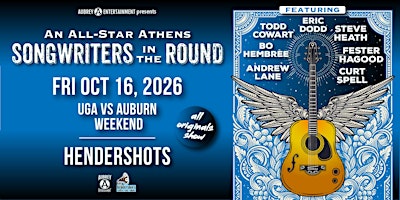 Athens Allstar Songwriters in The Round - All Original Show @ Hendershot's