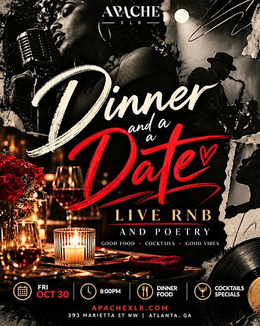 Dinner & A Date: Live RnB &Poetry