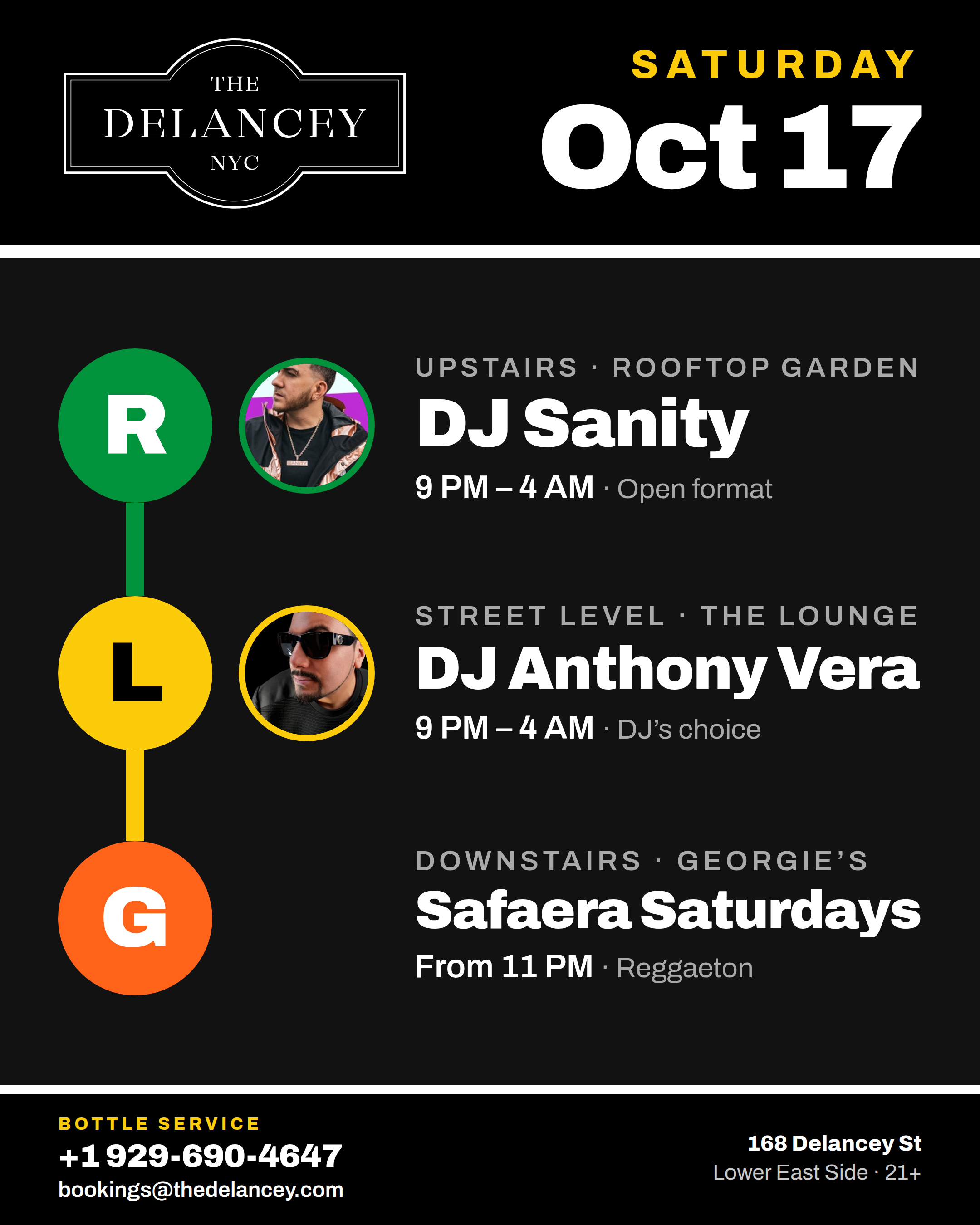Saturdays @ The Delancey