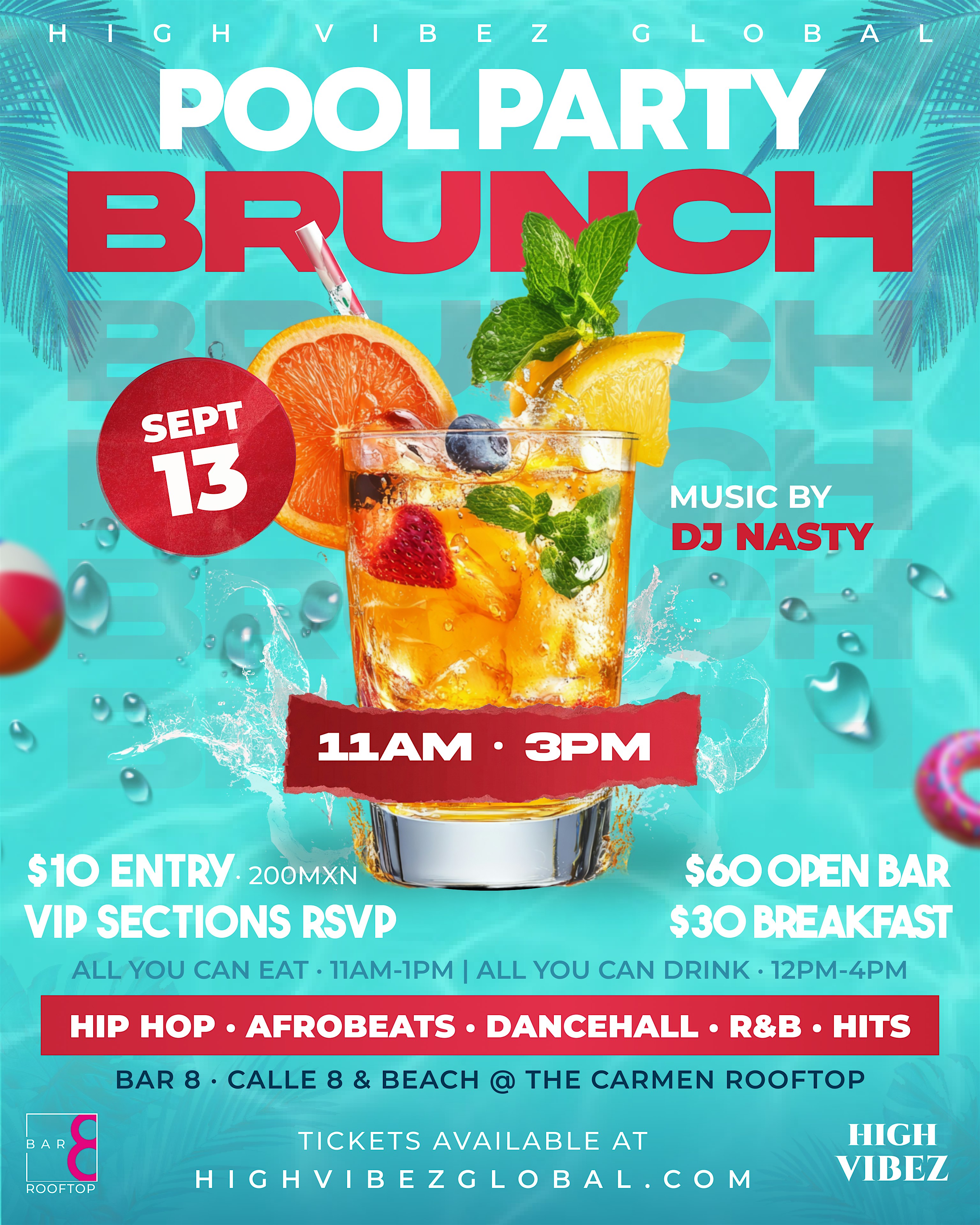 POOL PARTY BRUNCH