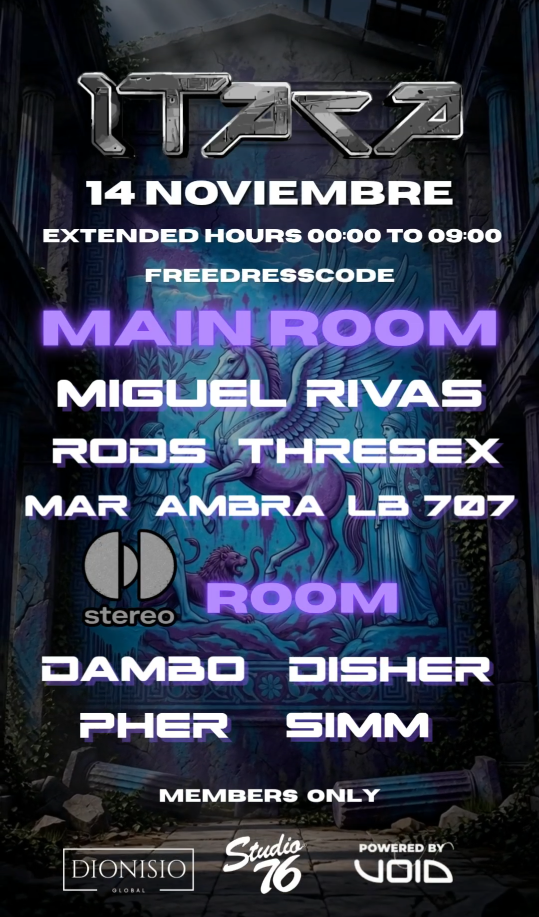 Itaca Whit Stereo Club Miguel Rivas, RODS & more