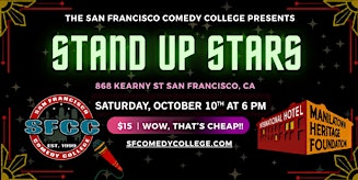 Stand Up Stars! Comedy Showcase at International Hotel Manilatown