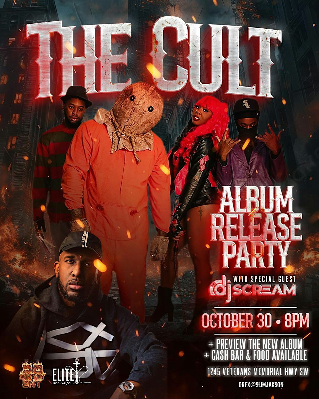 THE CULT ALBUM RELEASE PARTY 29 SKYY ENT