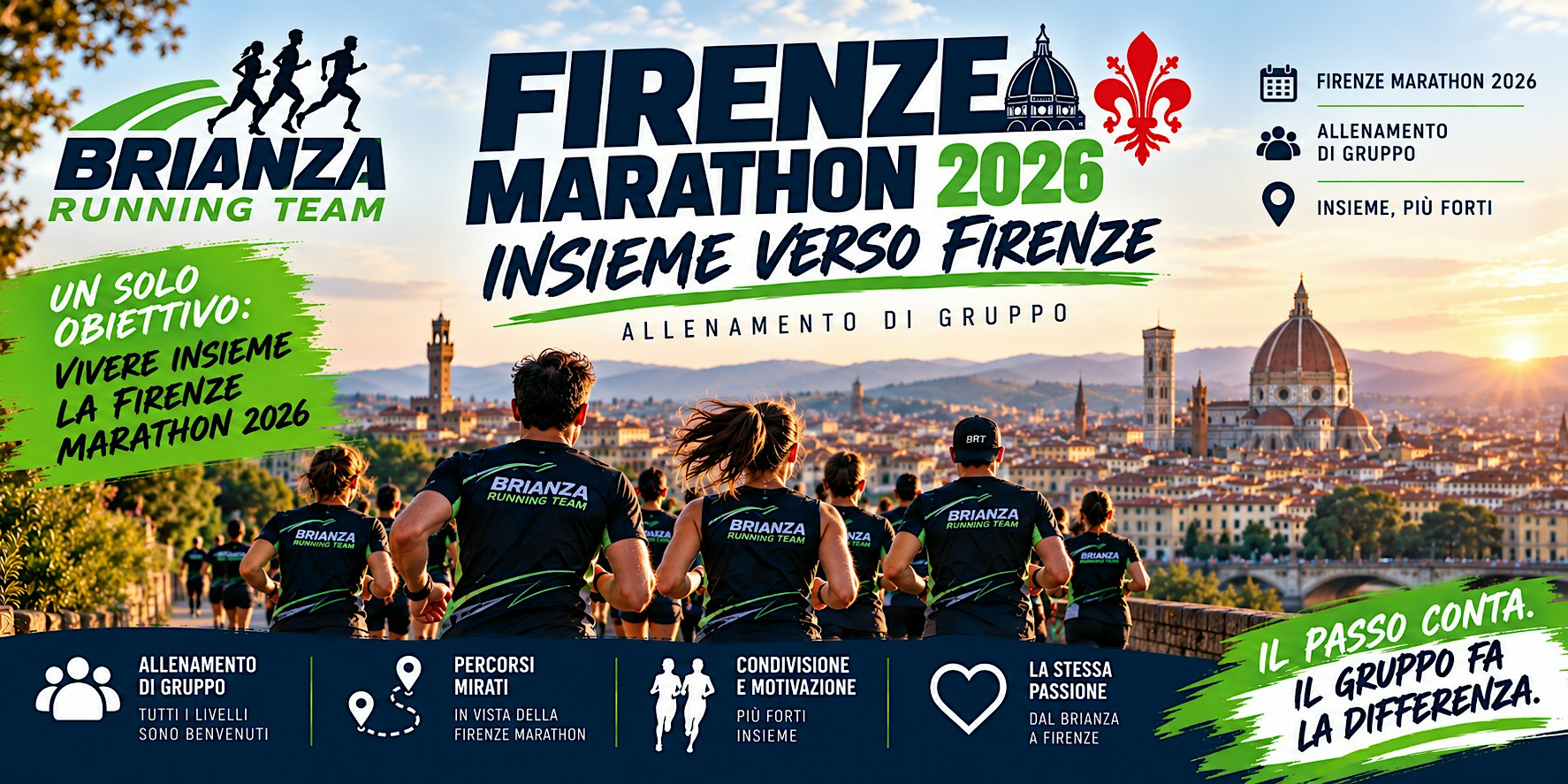 Allenamento per Firenze Marathon (8:00 ritrovo, 8:30 inizio allenamento)