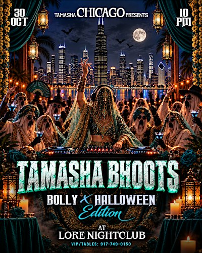 Chicago Tamasha Bhoots- Bollywood Halloween Party @Lore Nightclub