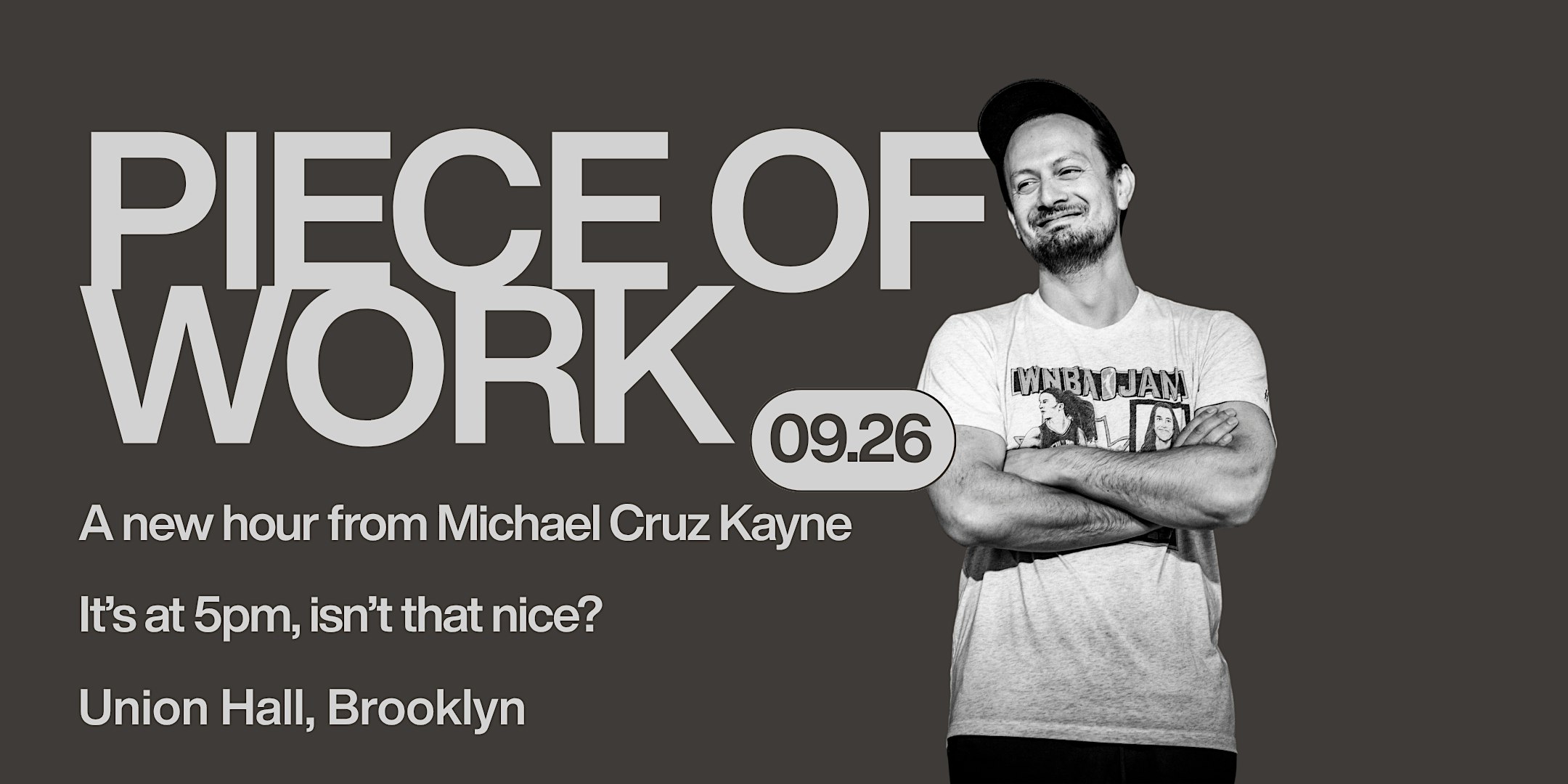 Piece Of Work: A New Hour From Michael Cruz Kayne