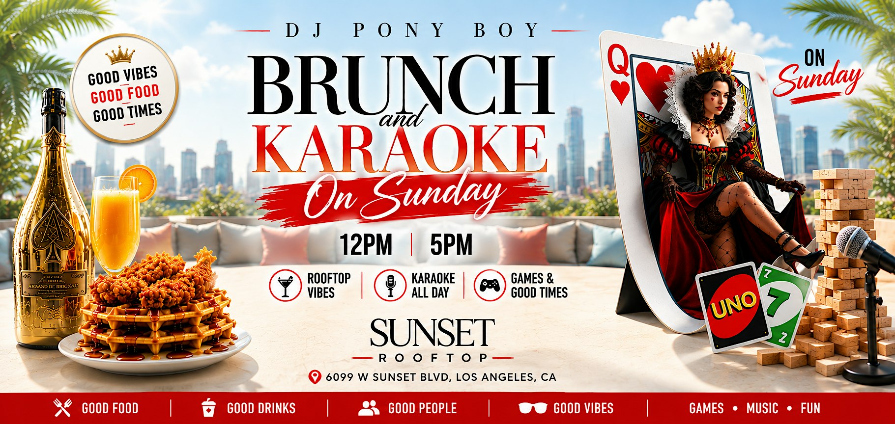 Brunch and Karaoke on Sunday