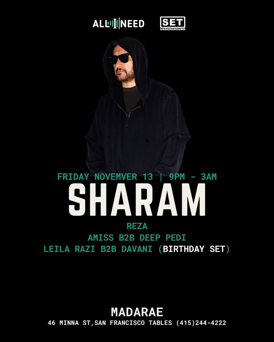 Sharam (Deep Dish) at MadaRae