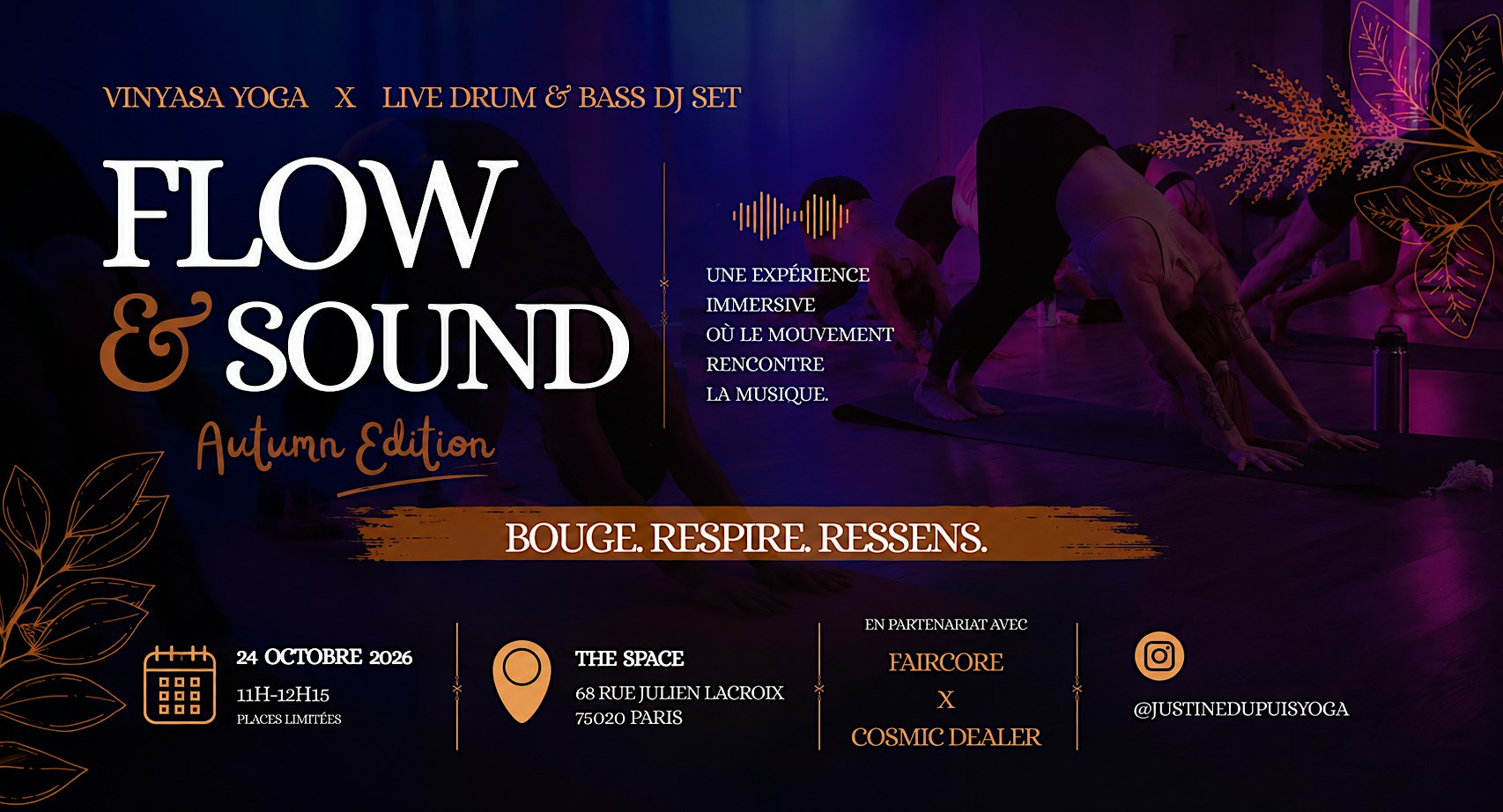 Flow & Sound - Autumn Edition | Yoga & Live Drum & Bass Set