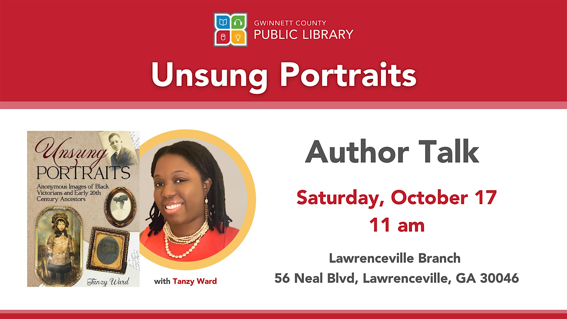 Author Talk | Unsung Portraits