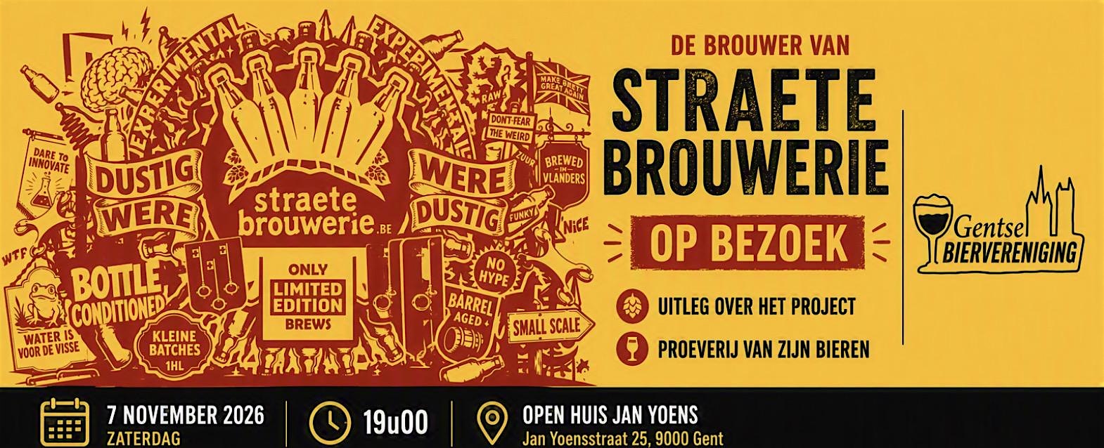 GBV brouwer op bezoek: Straetebrouwerie