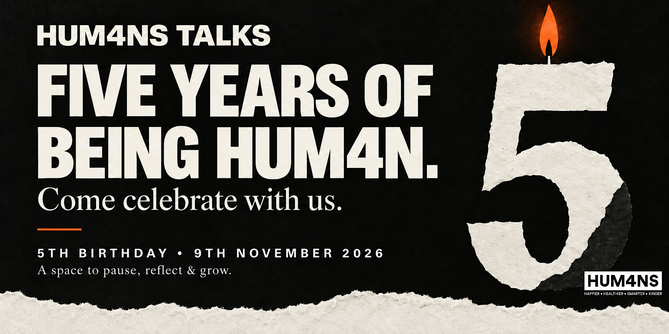 HUM4NS Talks Turns 5 | Five Years of Making a Difference
