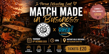 OCT. In Person Speed Biz Networking Night.