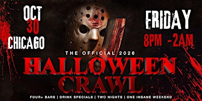 Chicago Halloween Bar Crawl — Halloween Friday, Fri, Oct 30