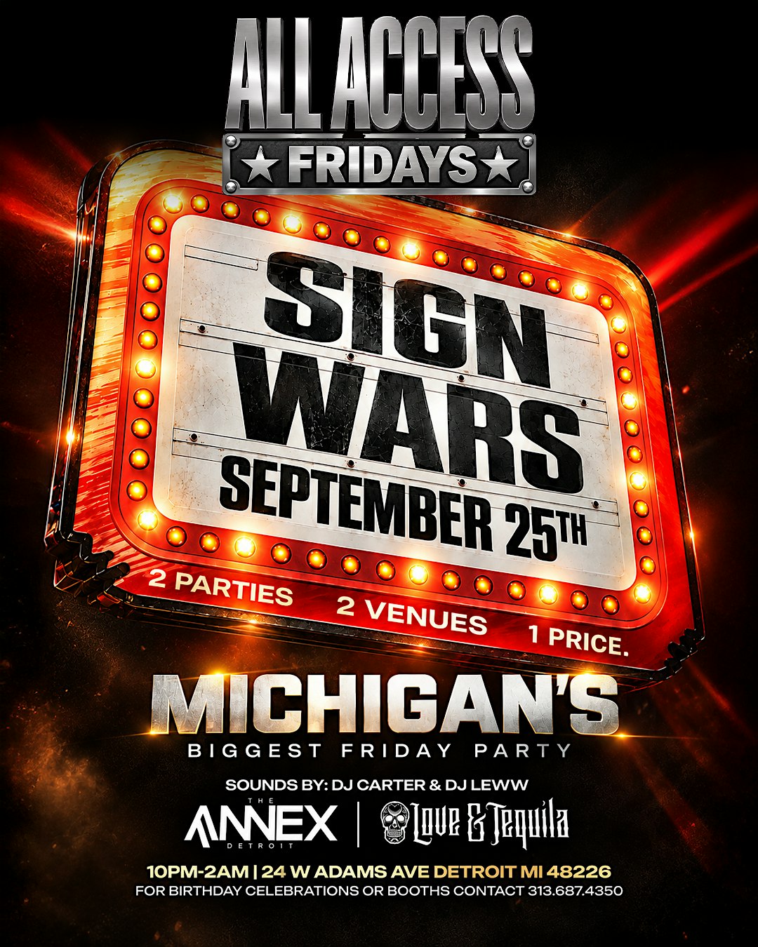 ANNEX FRIDAYS presents SIGN WARS