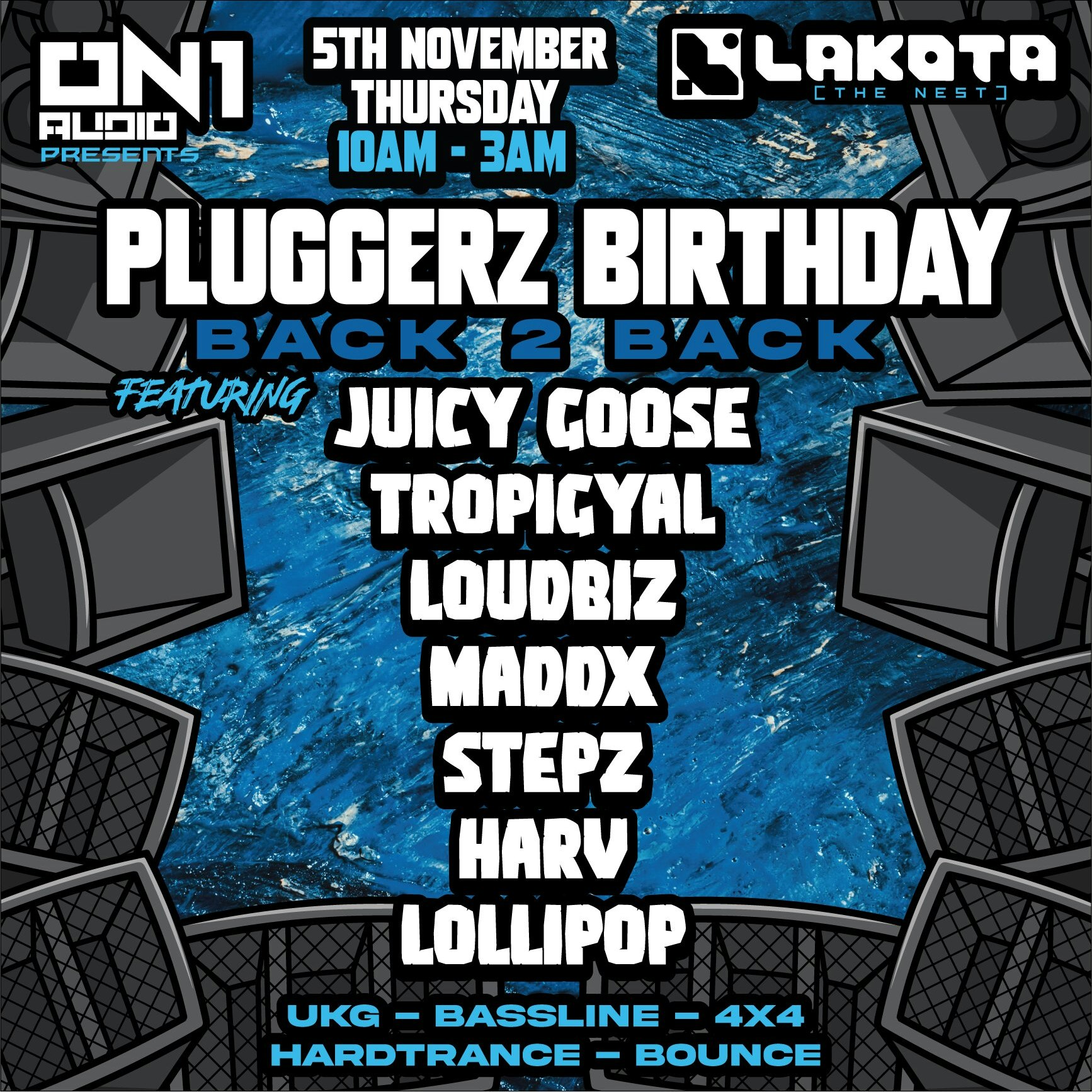 Pluggerz Birthday Back 2 Back