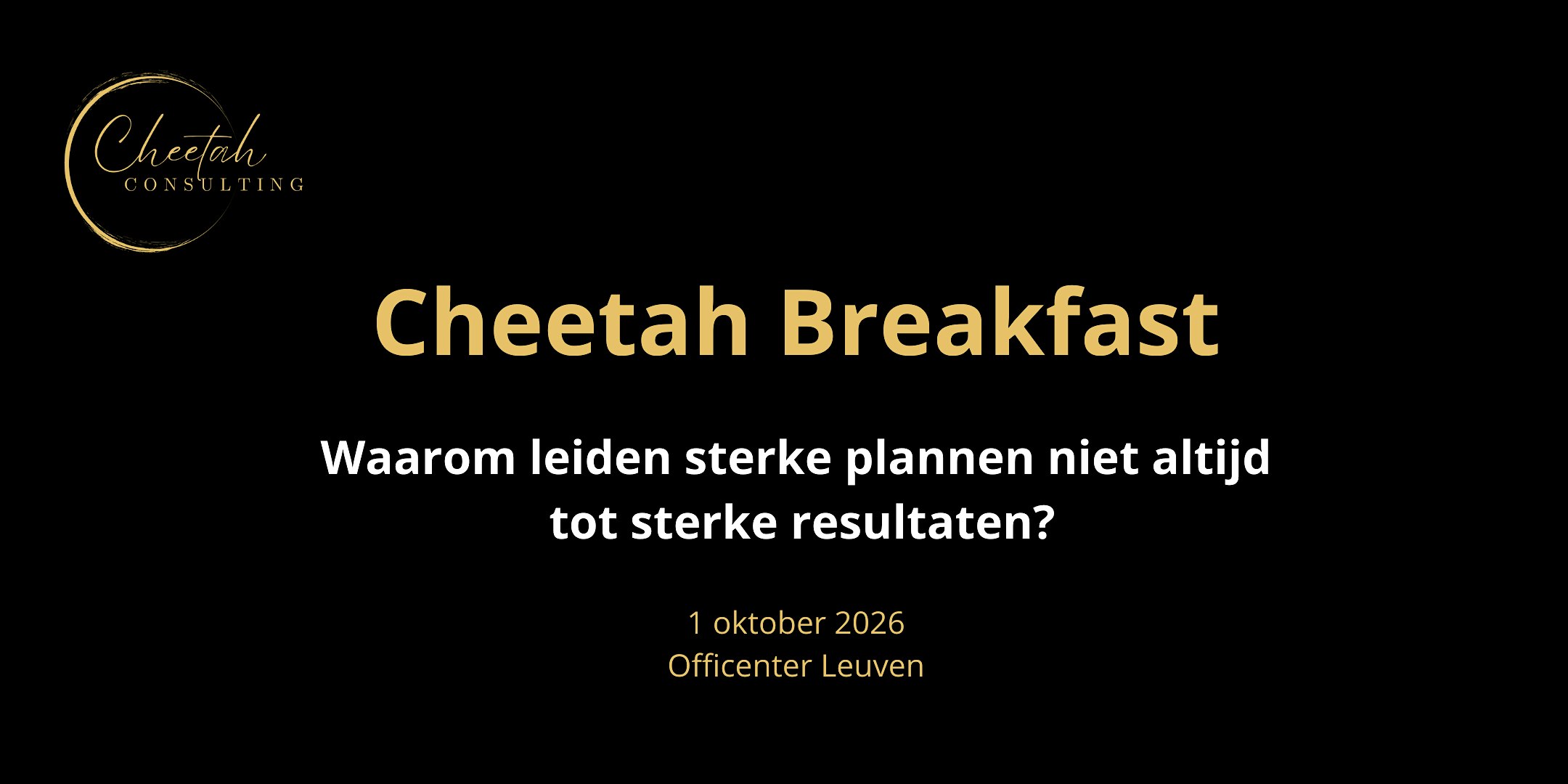 Van strategie naar resultaat.