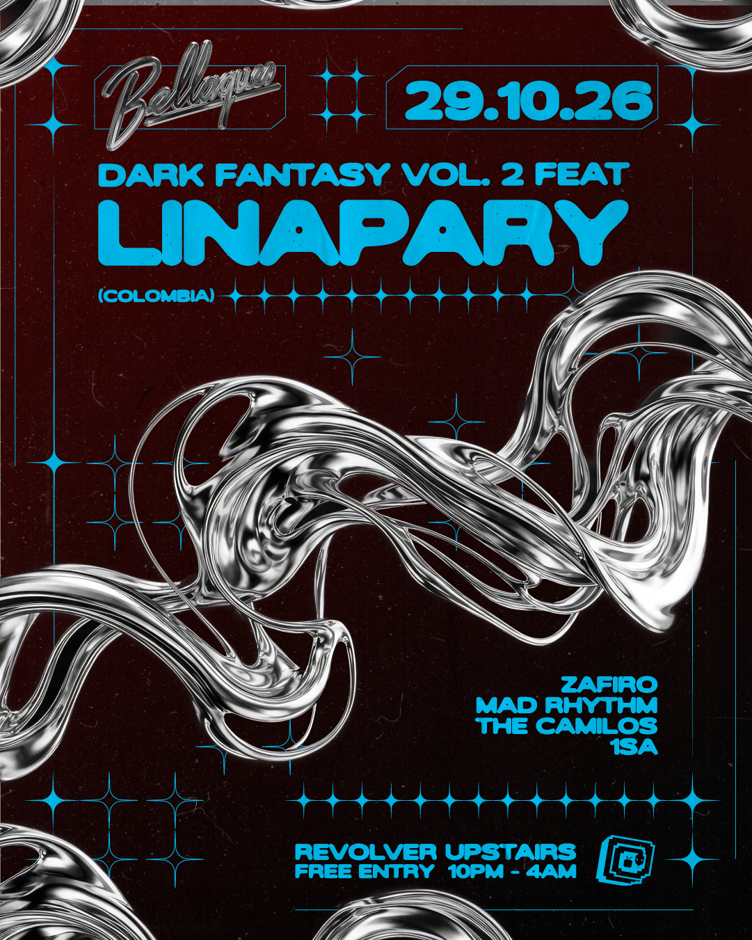 Bellaqueo presents: Dark Fantasy Vol. 2 ft. Linapary (CO) — Free Entry