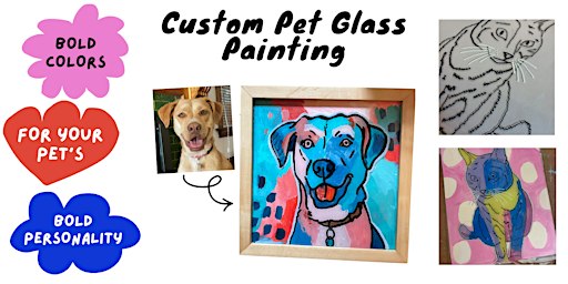 Custom Pet Glass Painting