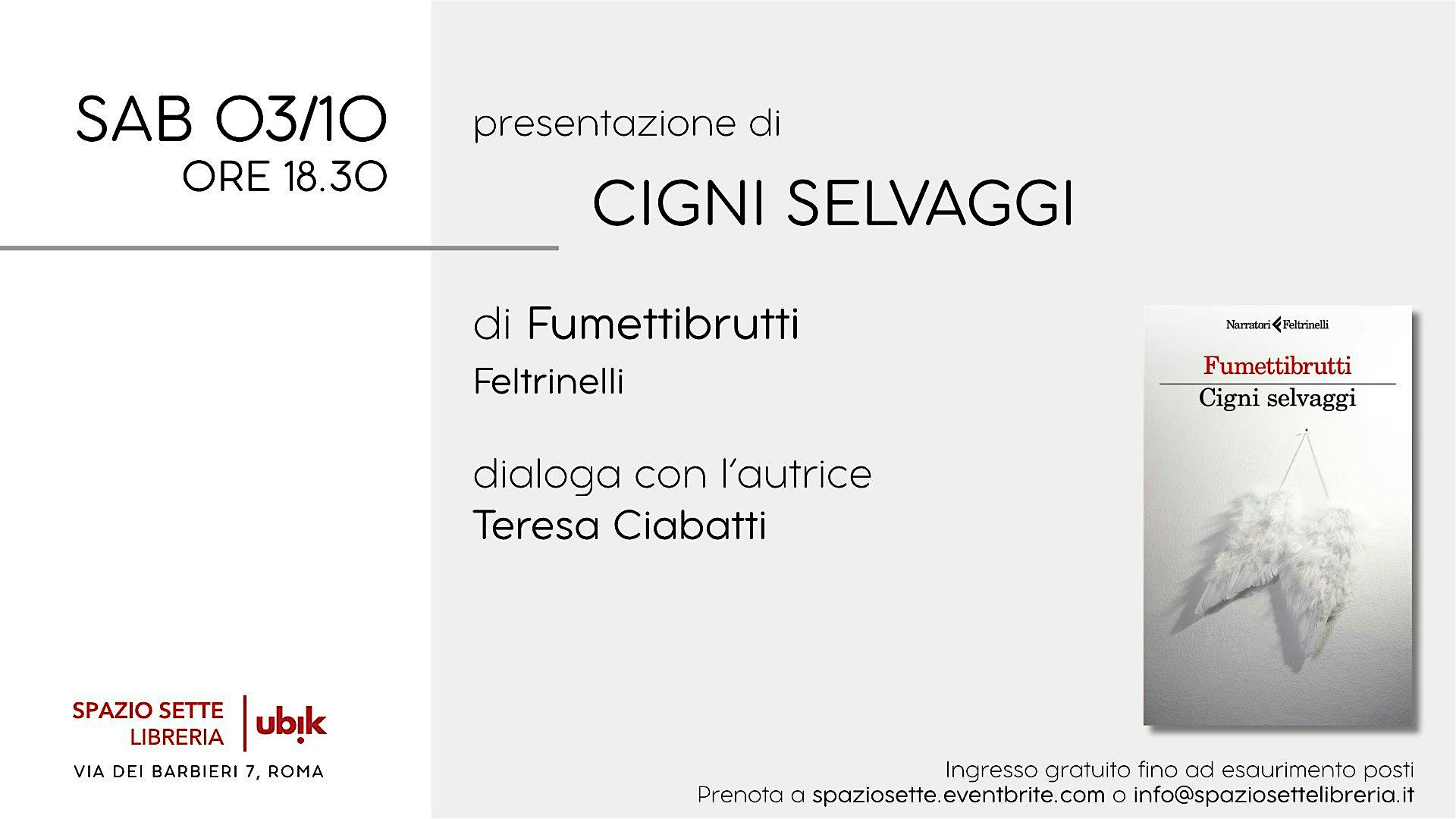 Presentazione di "Cigni selvaggi"