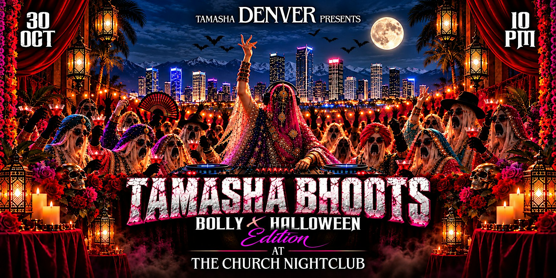 Tamasha Bhoots: Bollywood Halloween Party @The Church Nightclub Denver