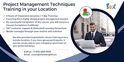 Project Management Techniques Training Course in Plymouth, MN