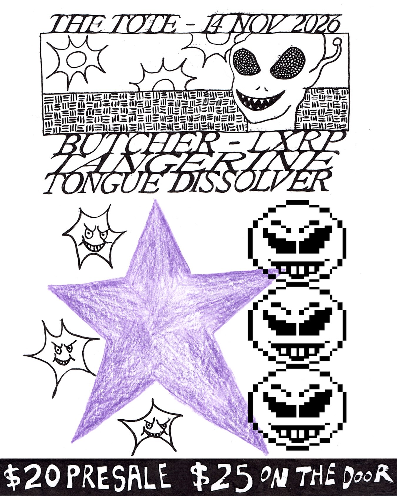Tongue Dissolver, Tangerine, LXRP & Butcher