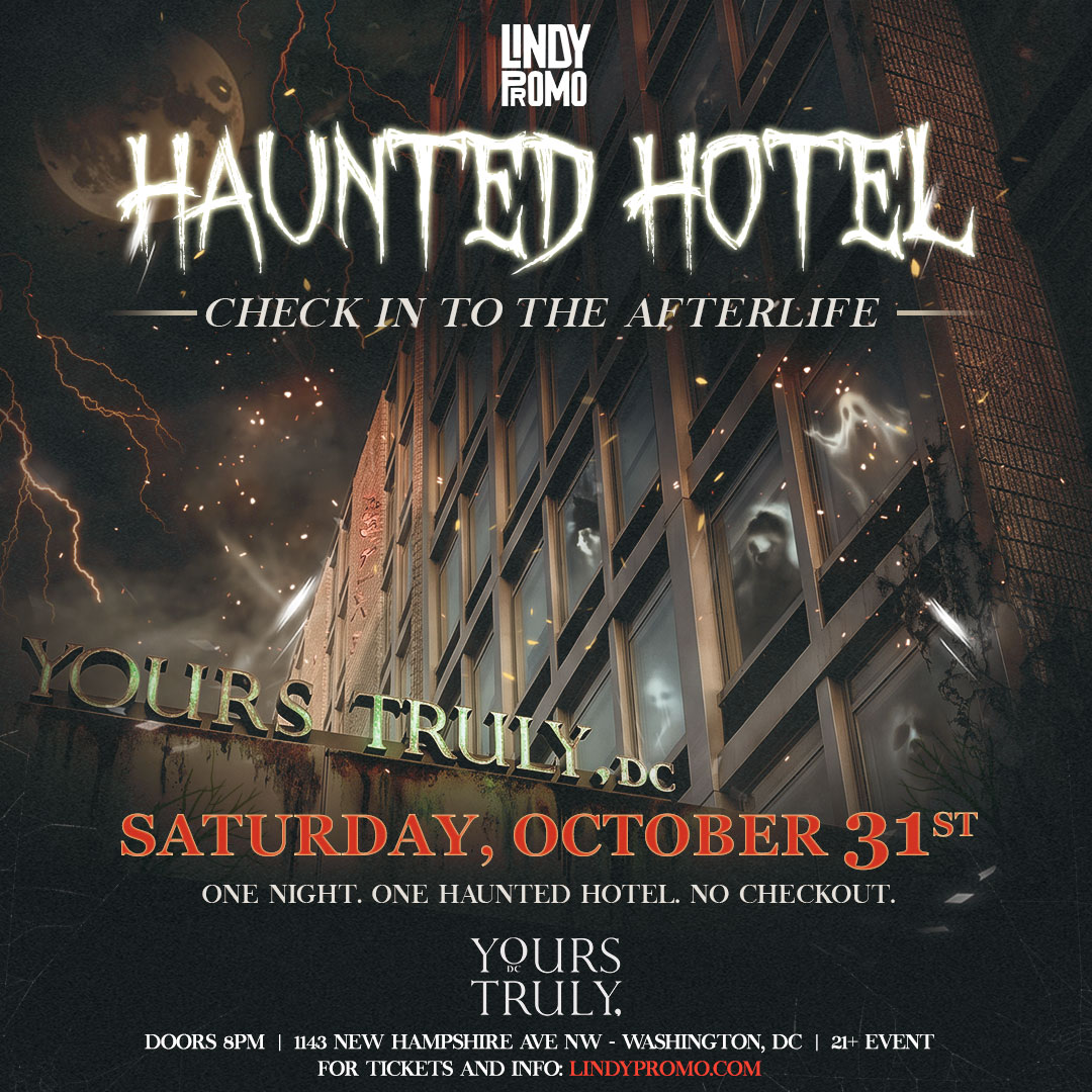 Halloweens Haunted Hotel Party 10/31 at Yours Truly DC