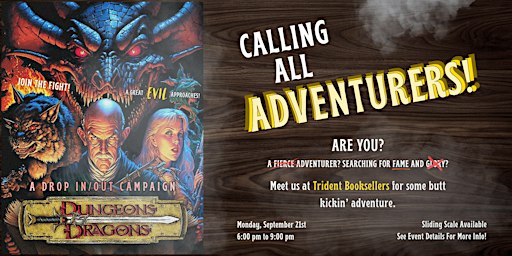 Calling All Adventurers! - a D&D Drop In/Out Campaign