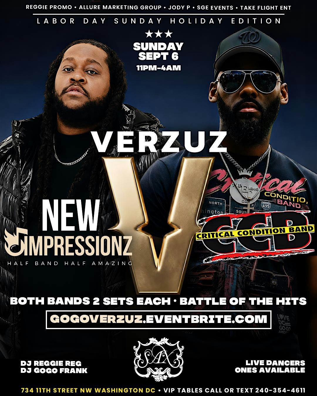 VERZUZ: NEW IMPRESSIONZ v. CCB LABOR DAY SUN AT SAX