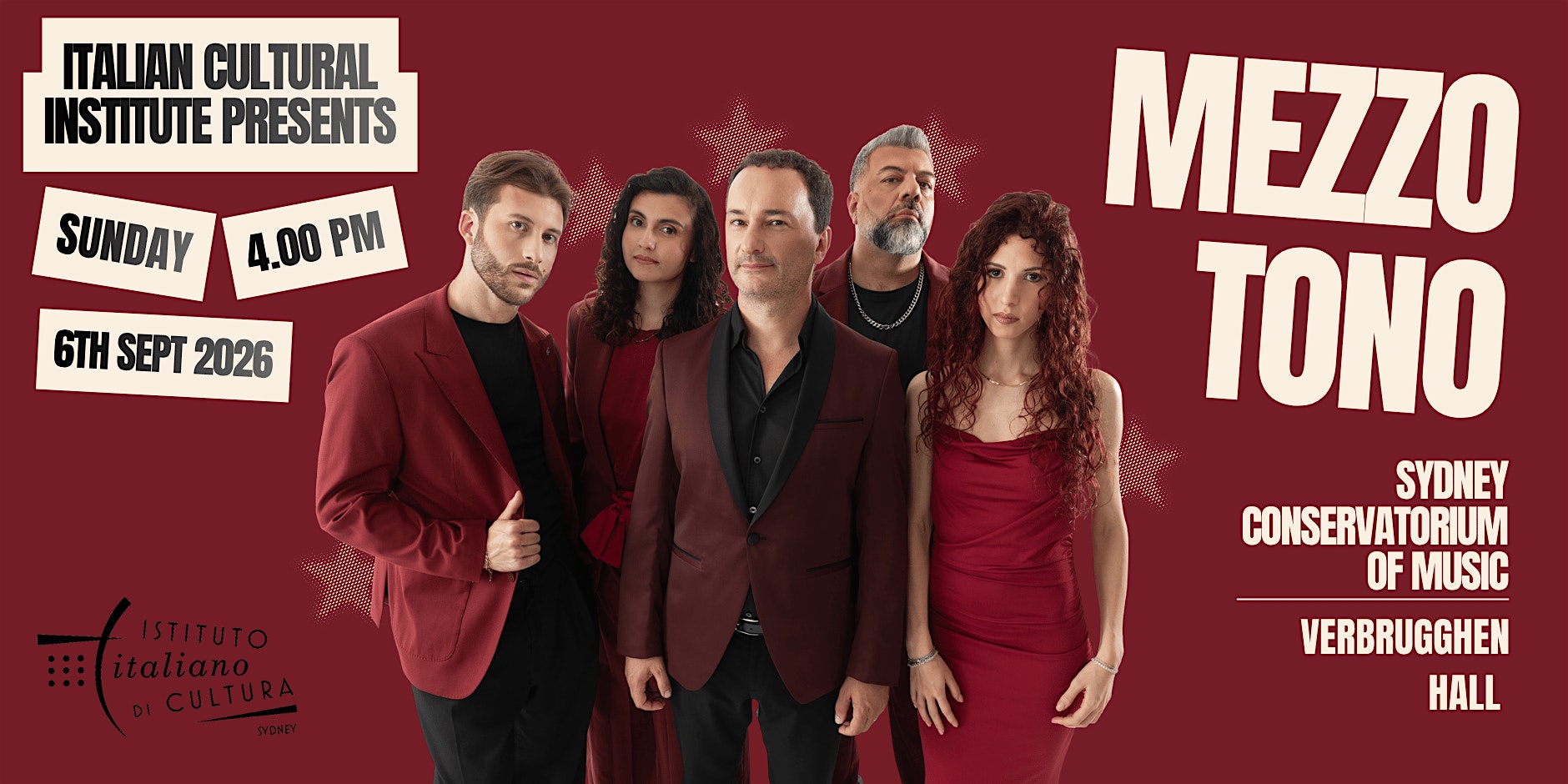MEZZOTONO A CAPPELLA CONCERT - ITALIAN AND INTERNATIONAL HITS