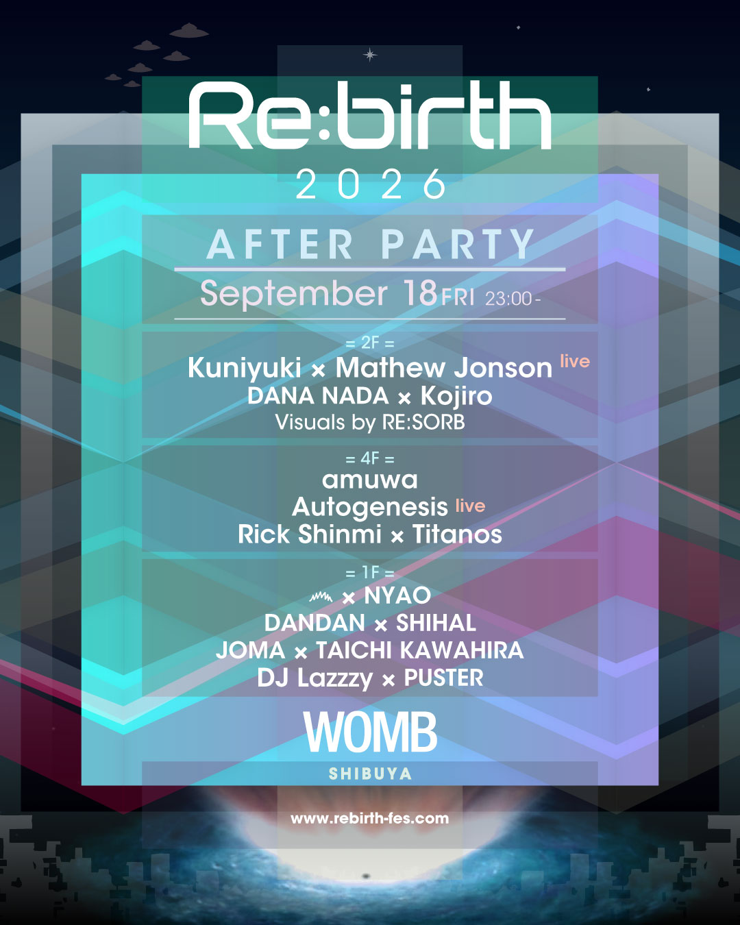 Re:birth Festival OFFICIAL AFTER PARTY