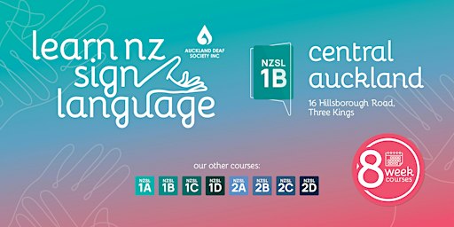 NZ Sign Language (NZSL) Level 2D Course - Term 4 2026