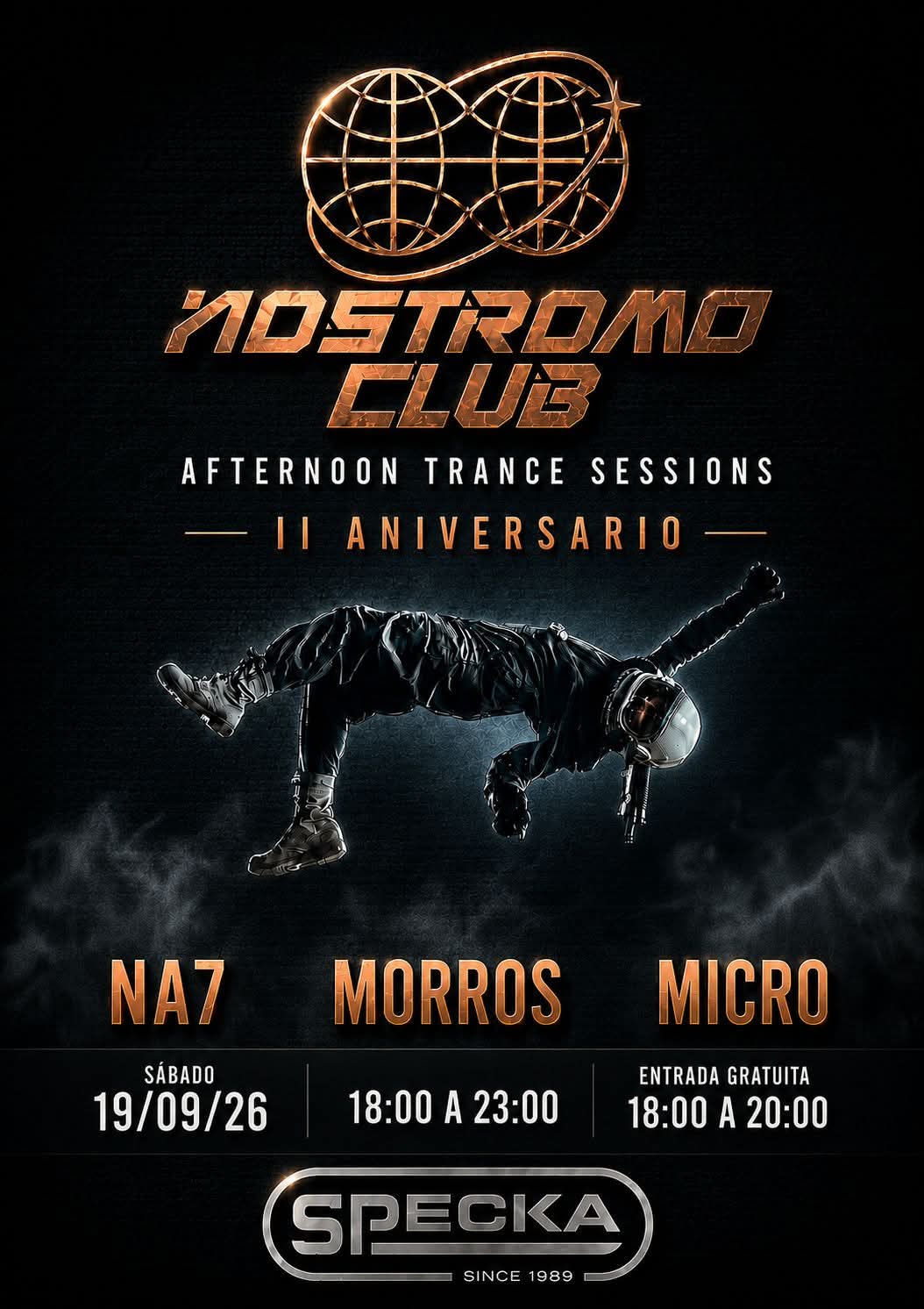 Nostromo Club 2*Aniv. Tardes de Trance I SpeckaClub