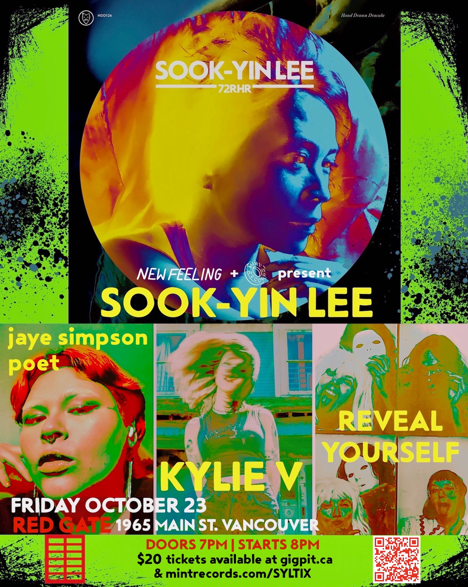 Sook-Yin Lee with Kylie V, Reveal Yourself, and jaye simpson
