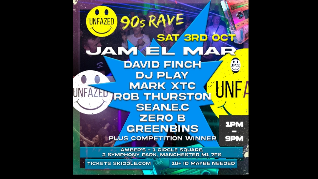 Unfazed 90s Day Rave - Final show of 2026