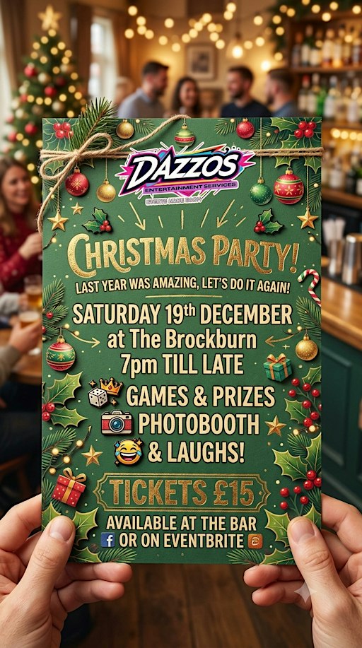 Dazzos Christmas party 2026